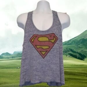 Bodybuilding Superman Shirt Mens Juniors XXL Muscle Tank Shirt w Superman Logo